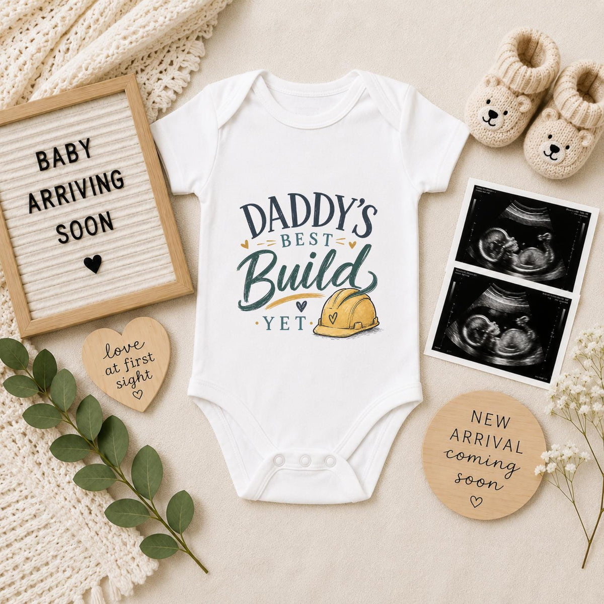 Daddy’s Best Build Yet Baby Vest
