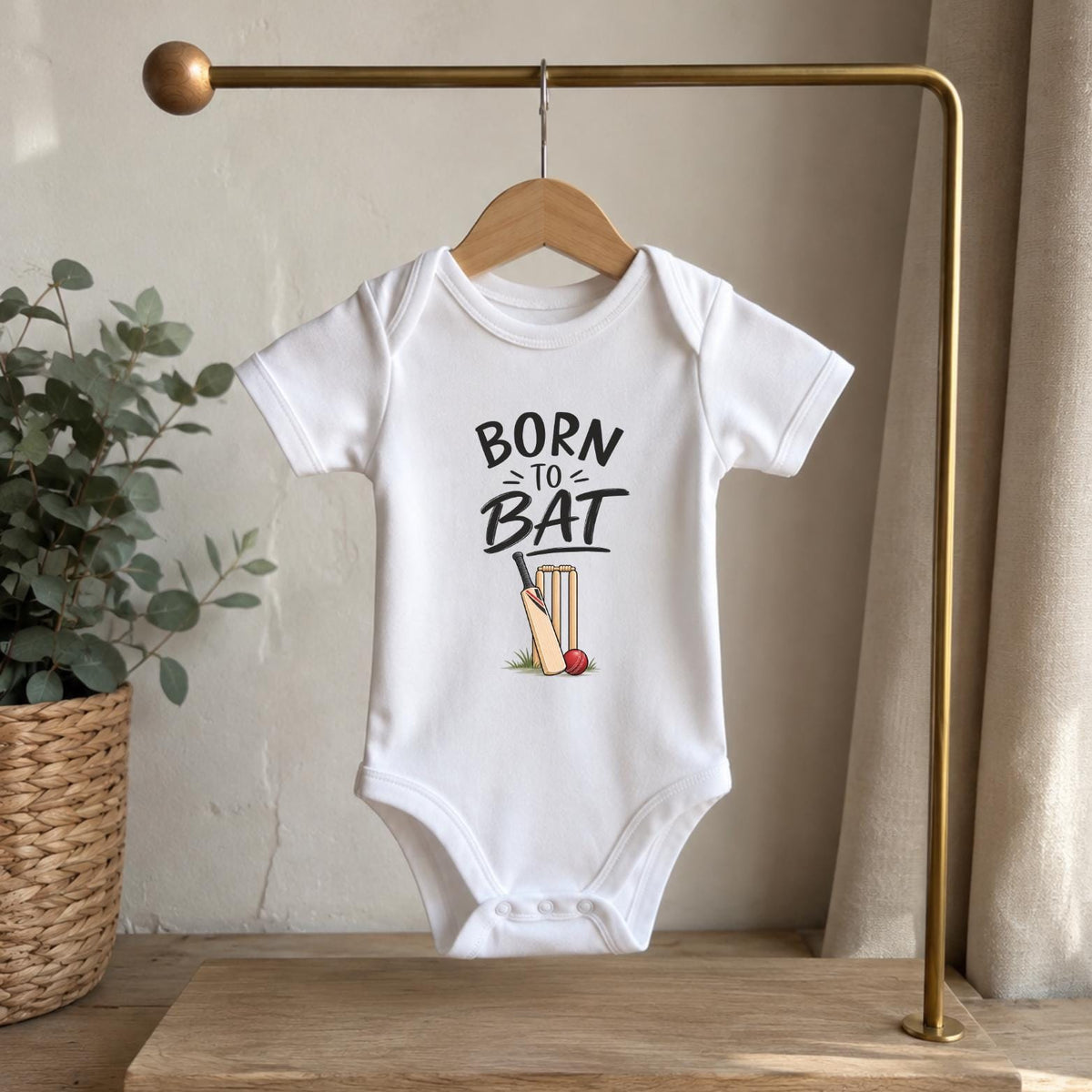 Born to Bat Baby Vest