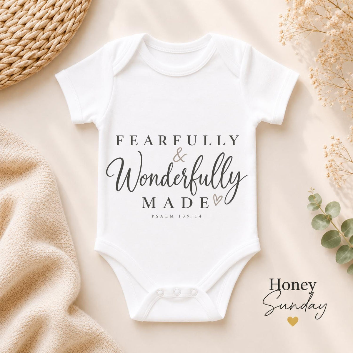 Fearfully and Wonderfully Made Baby Vest