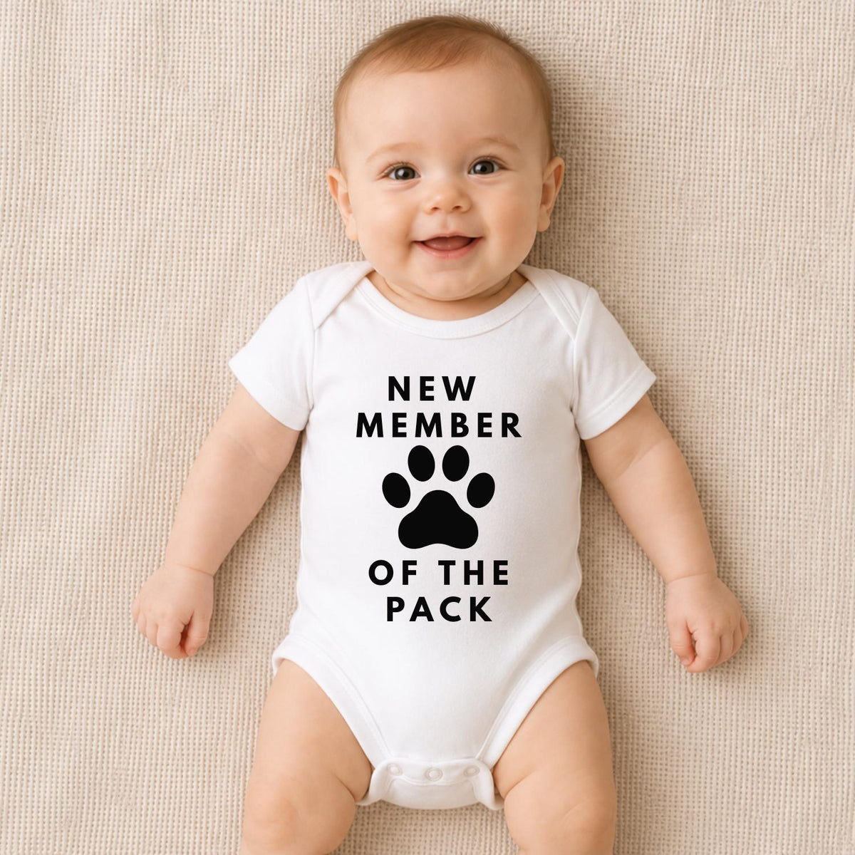 New Member of the Pack Baby Vest