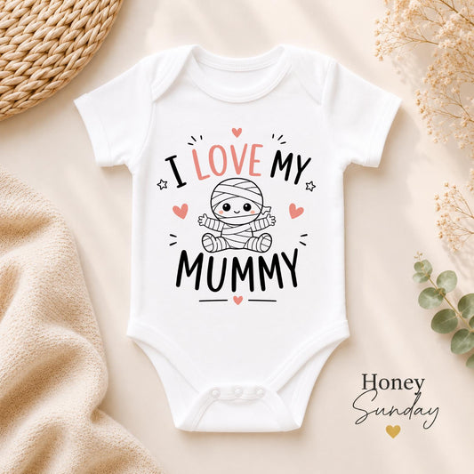 I Love My Mummy Baby Vest