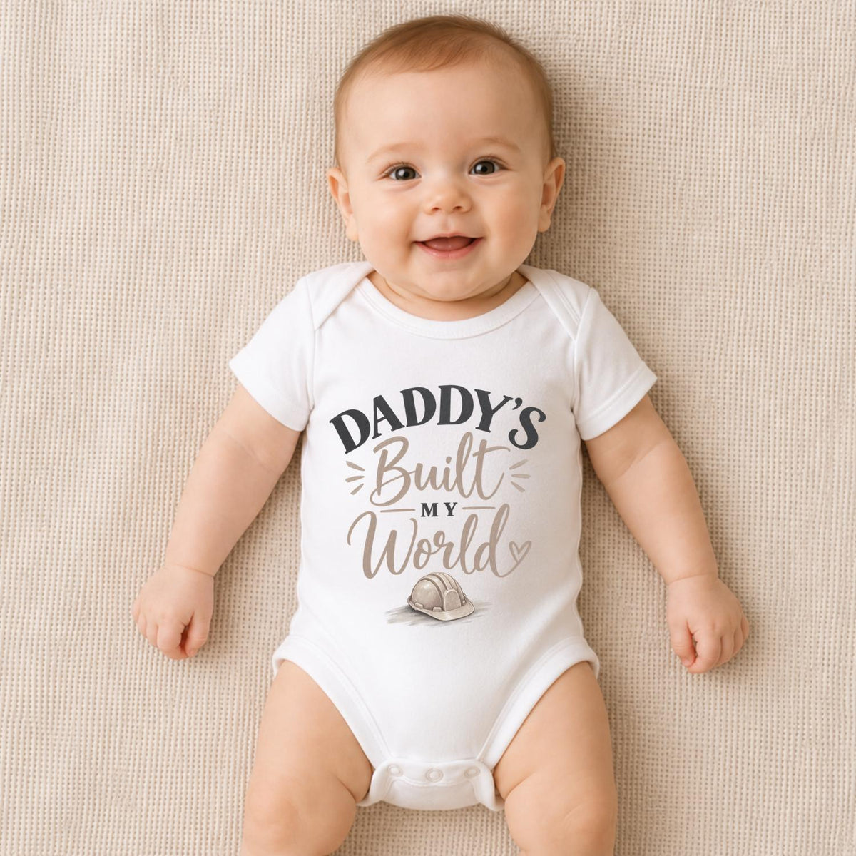 Daddy’s Built My World Baby Vest