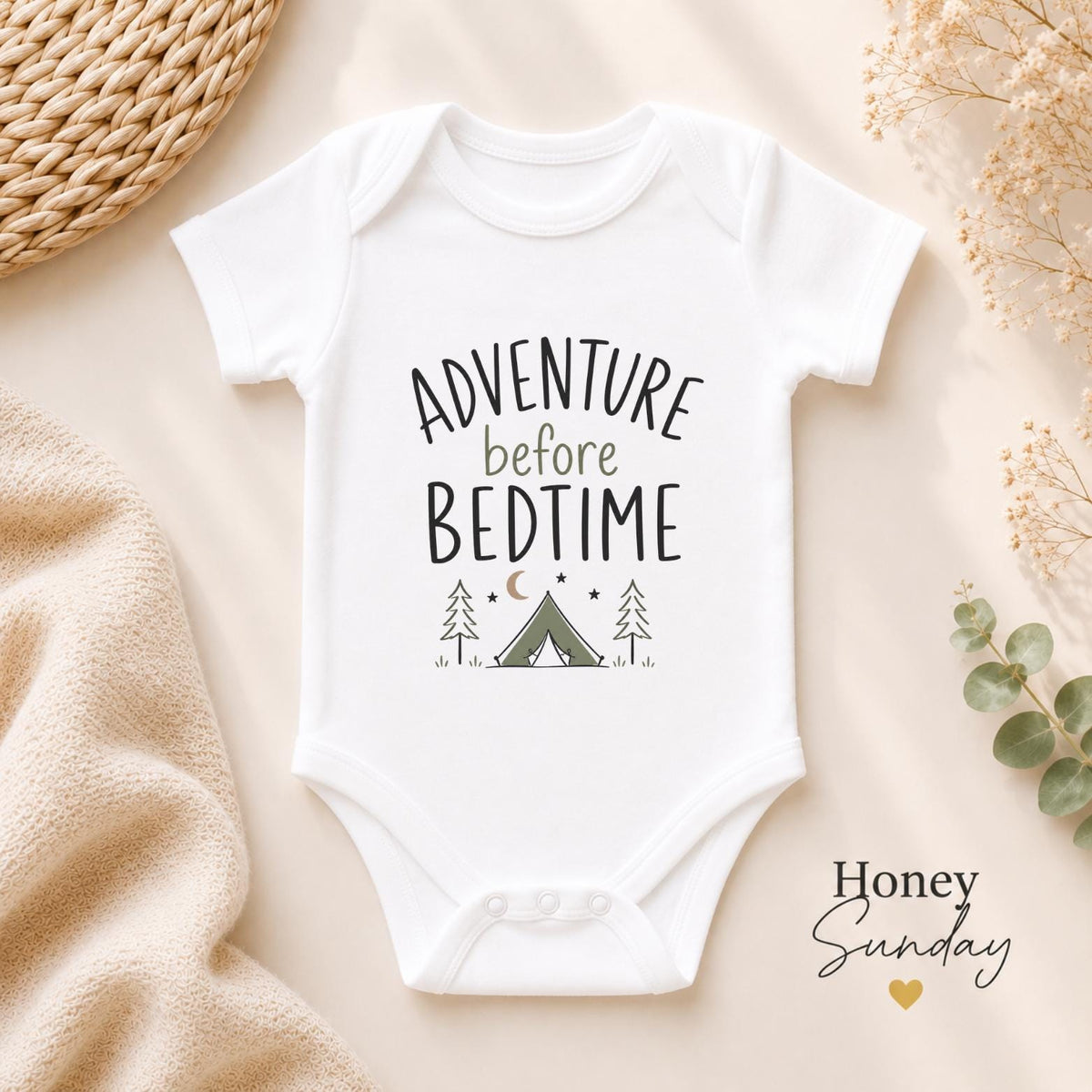 Adventure Before Bedtime Baby Vest