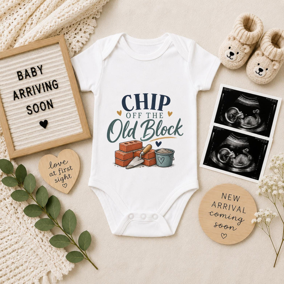Chip Off the Old Block Baby Vest