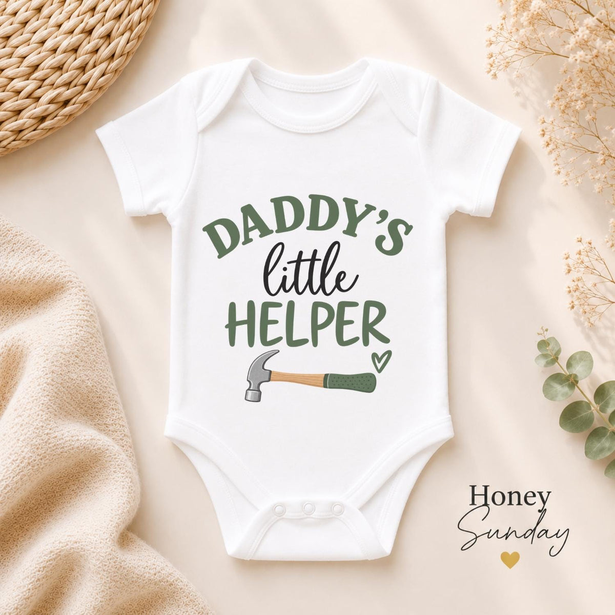 Daddy’s Little Helper Baby Vest