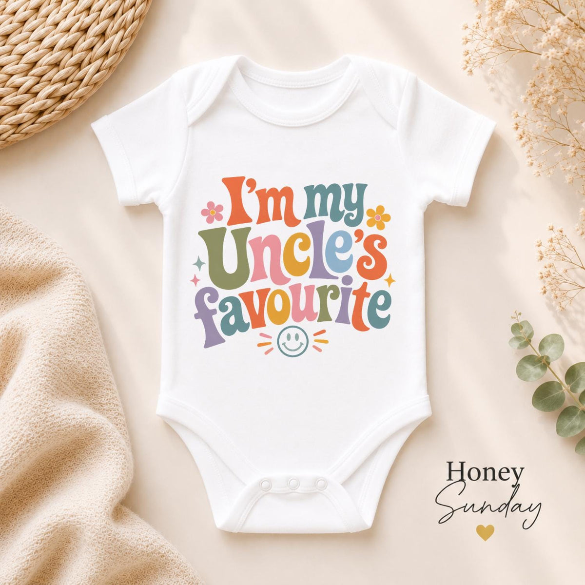 I’m My Uncle’s Favourite Baby Vest