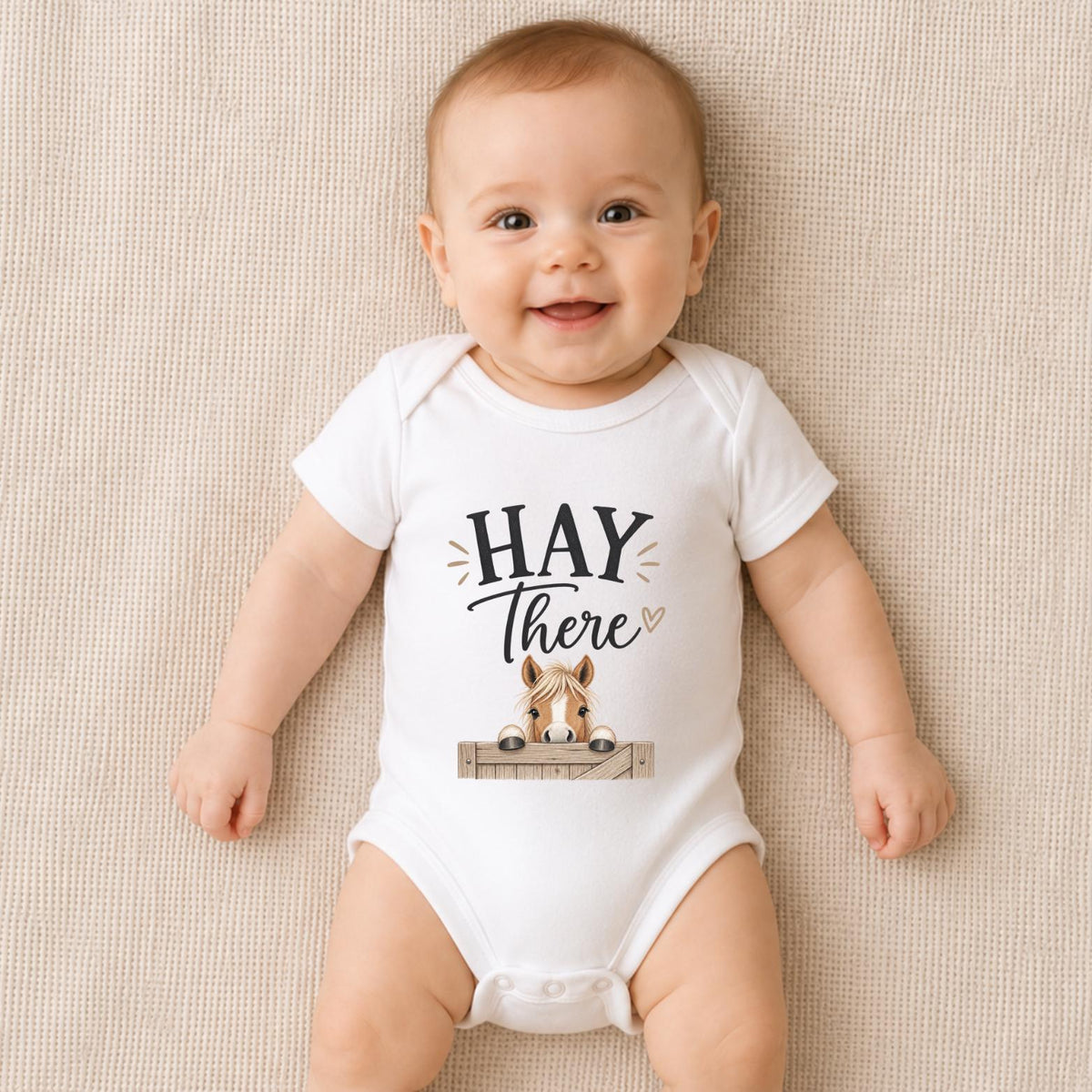 Hay There Baby Vest