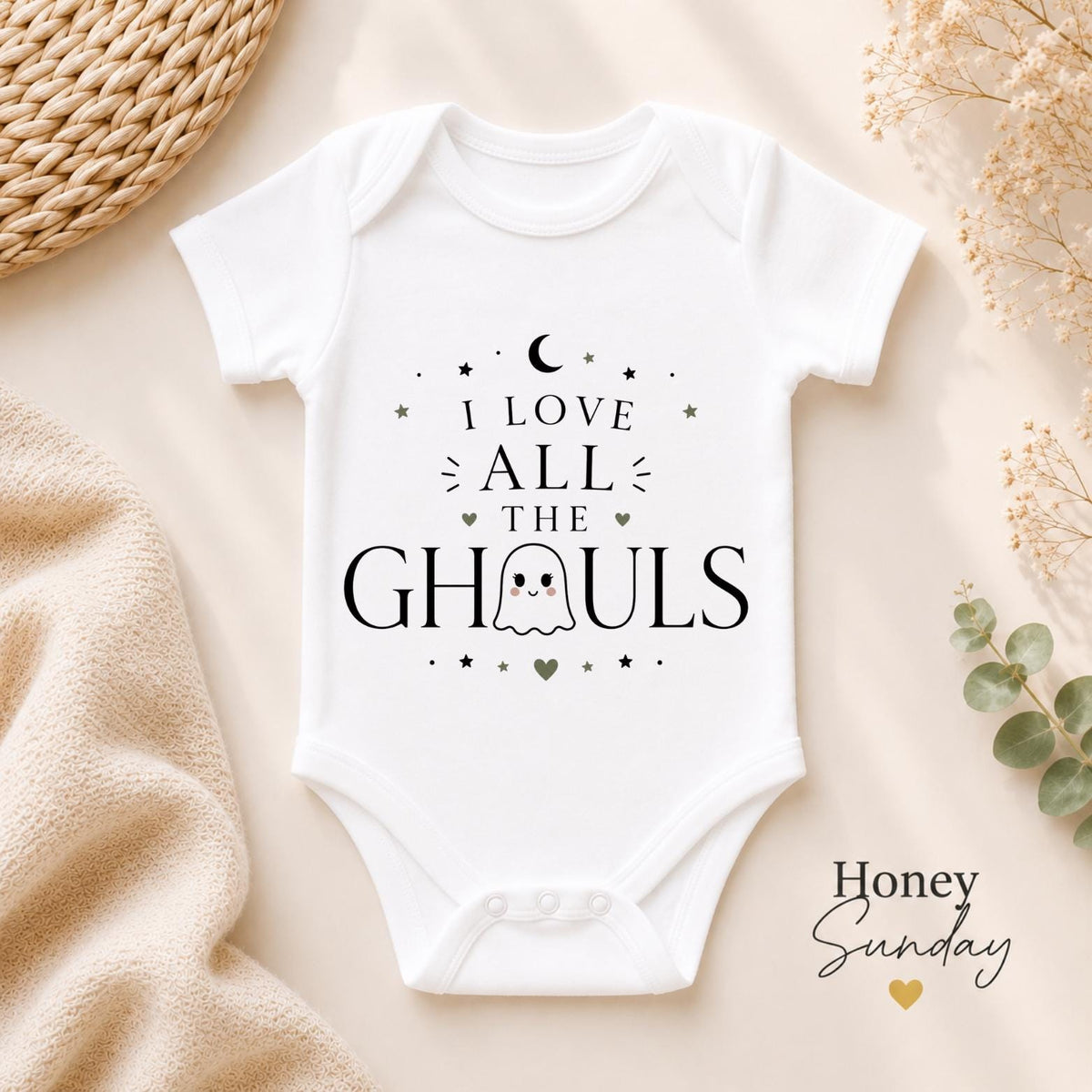 I Love All the Ghouls Baby Vest