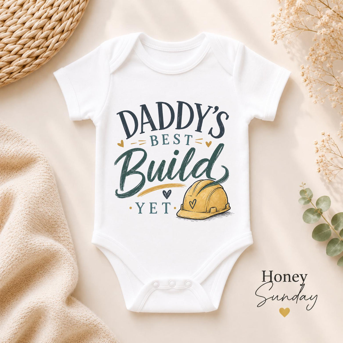 Daddy’s Best Build Yet Baby Vest