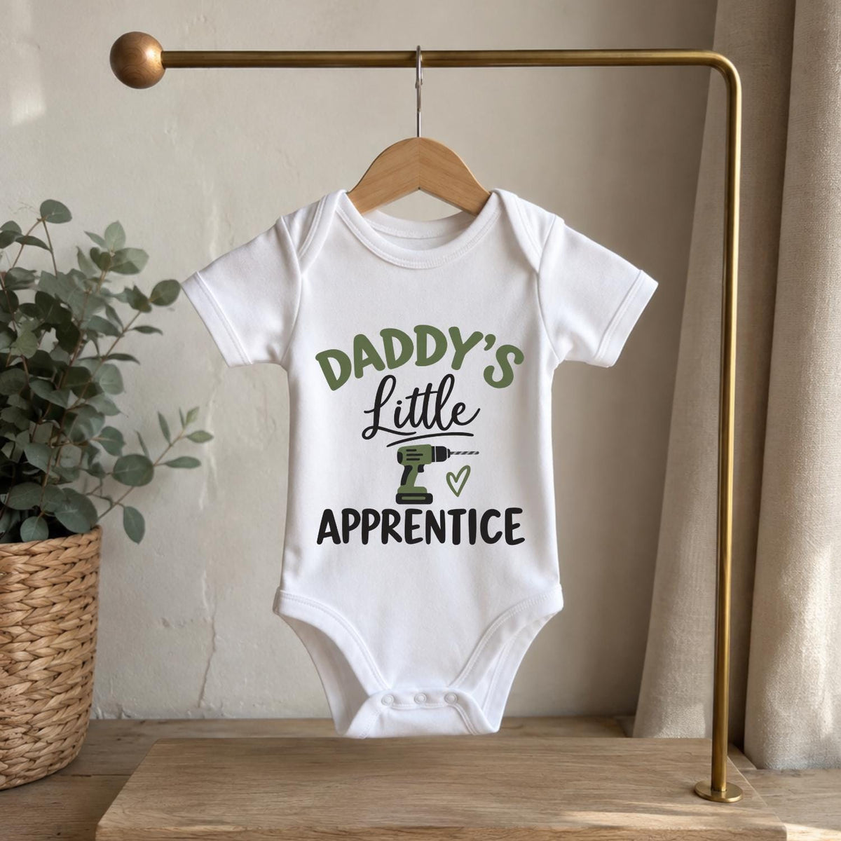 Daddy’s Little Apprentice Baby Vest