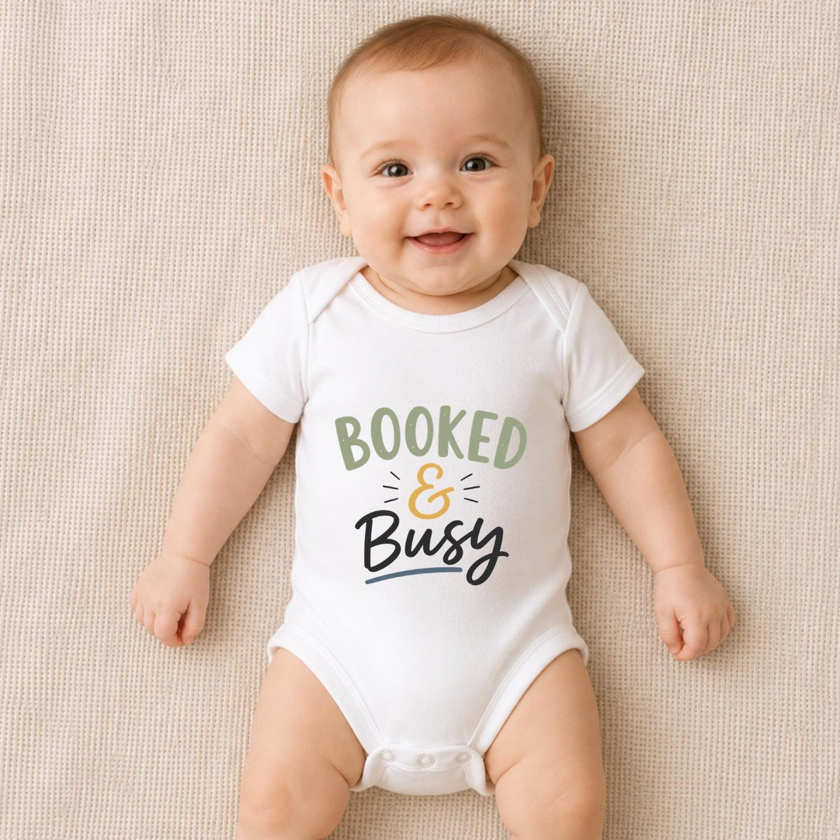 Booked & Busy Baby Vest