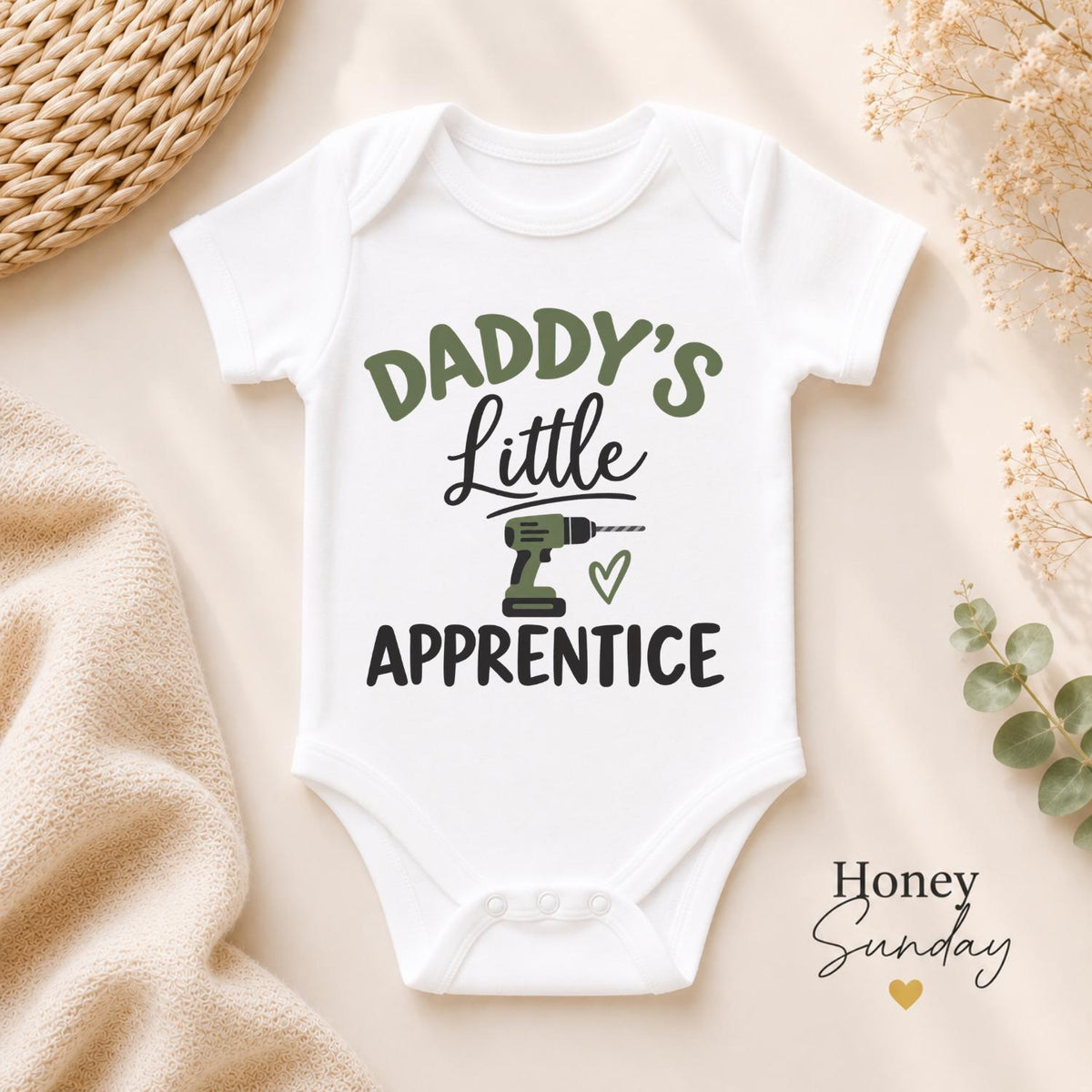Daddy’s Little Apprentice Baby Vest