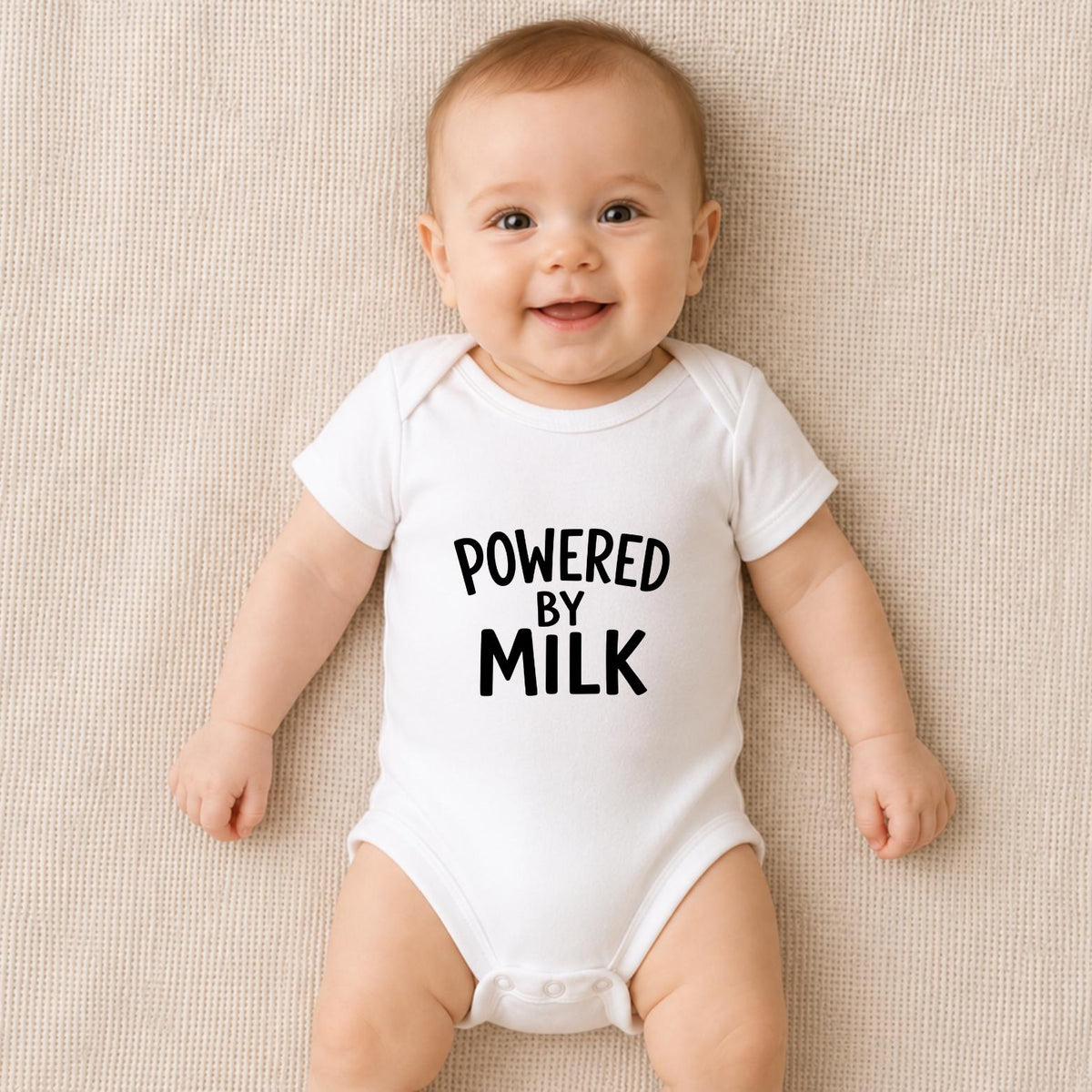 Powered By Milk Baby Vest