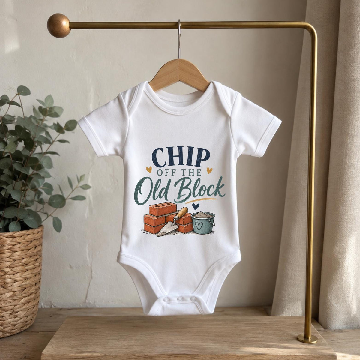 Chip Off the Old Block Baby Vest