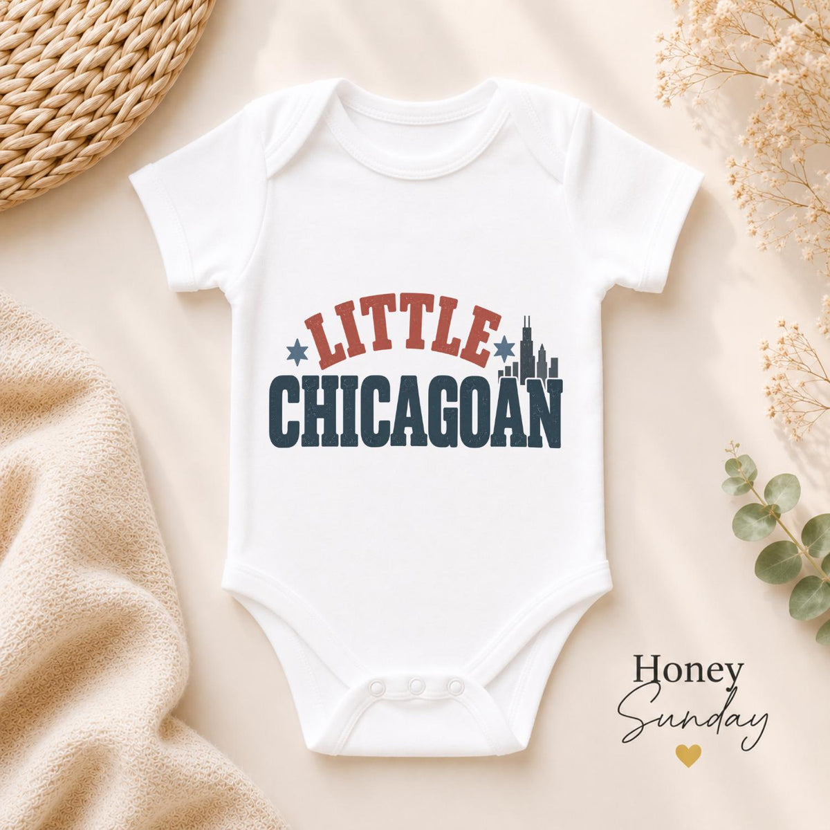 Little Chicagoan Baby Vest