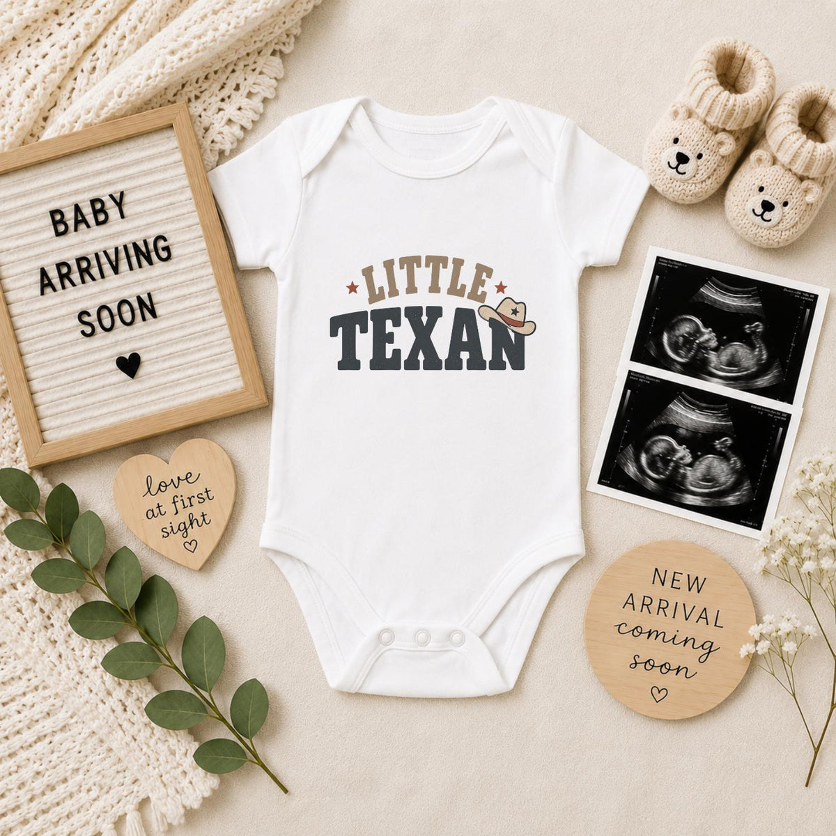 Little Texan Baby Vest