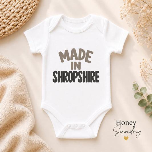 Made in Shropshire Baby Vest