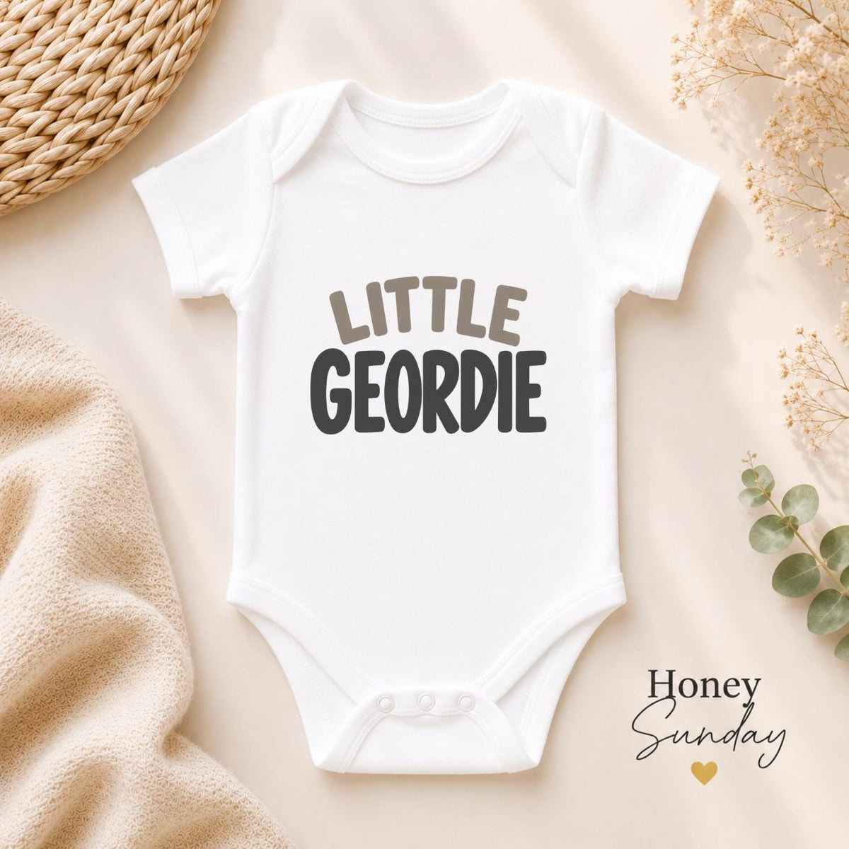 Little Geordie Baby Vest