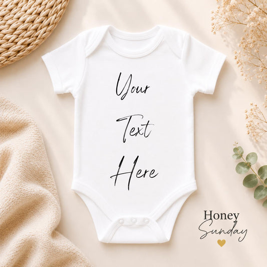 Personalised Baby Vest