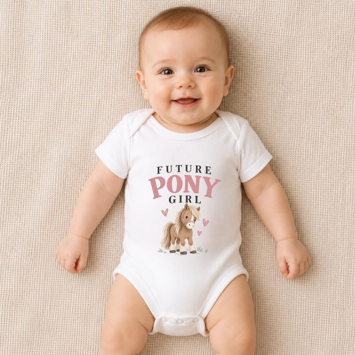 Future Pony Girl Baby Vest