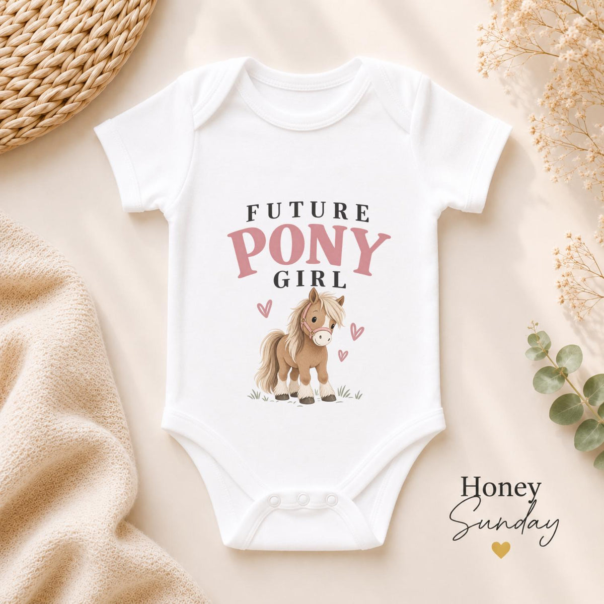Future Pony Girl Baby Vest