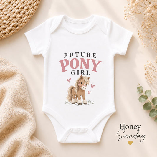 Future Pony Girl Baby Vest