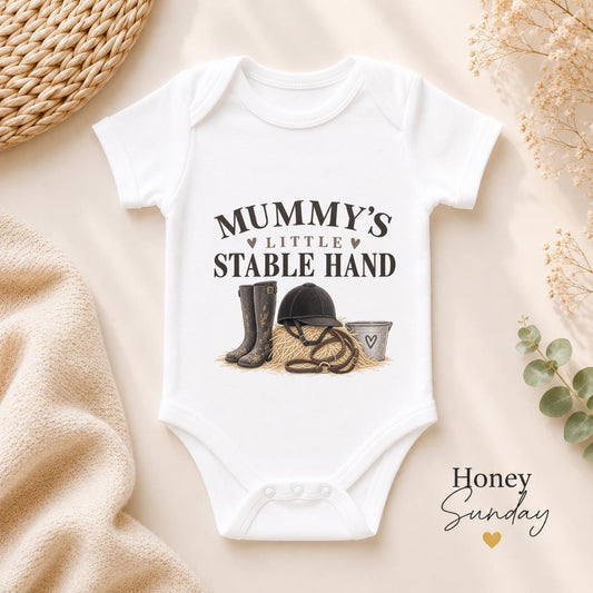 Mummy’s Little Stable Hand Baby Vest
