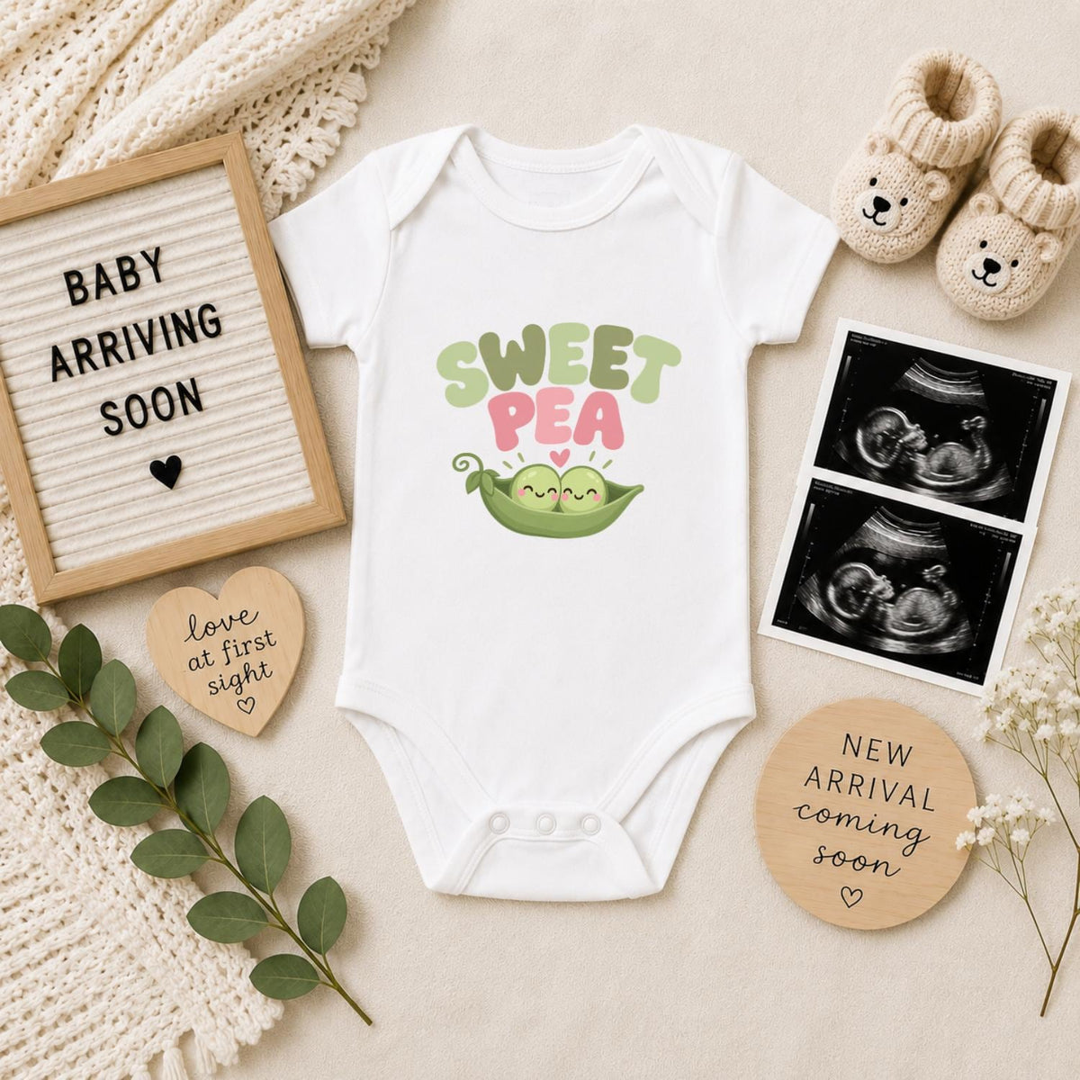 Sweet Pea Baby Vest