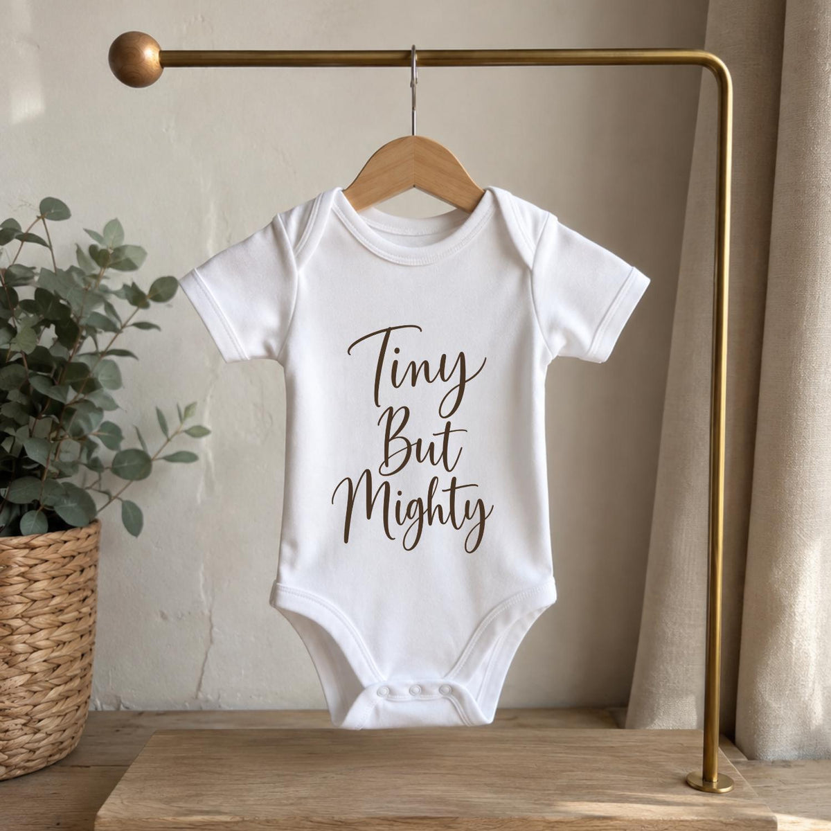 Tiny But Mighty Baby Vest