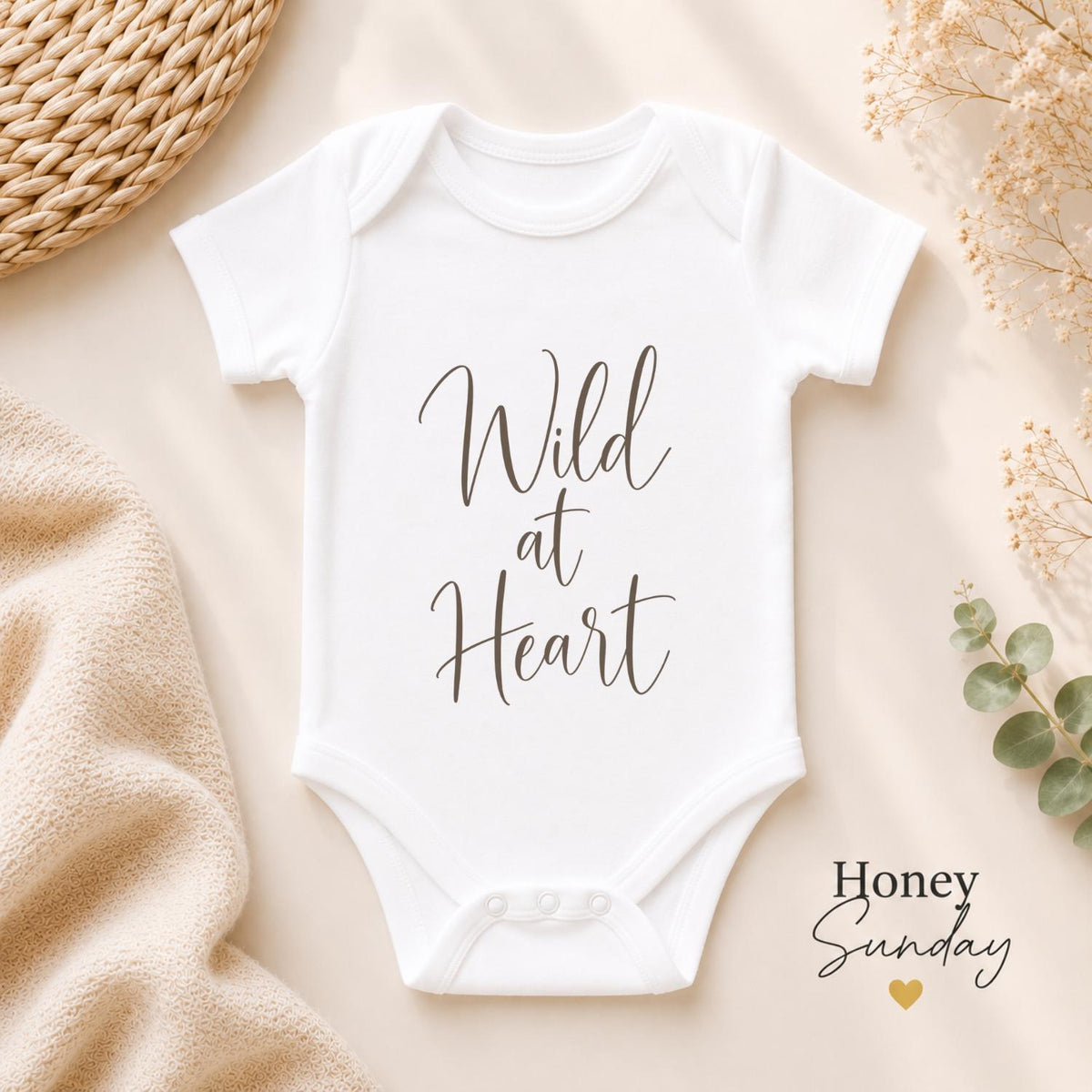 Wild at Heart Baby Vest