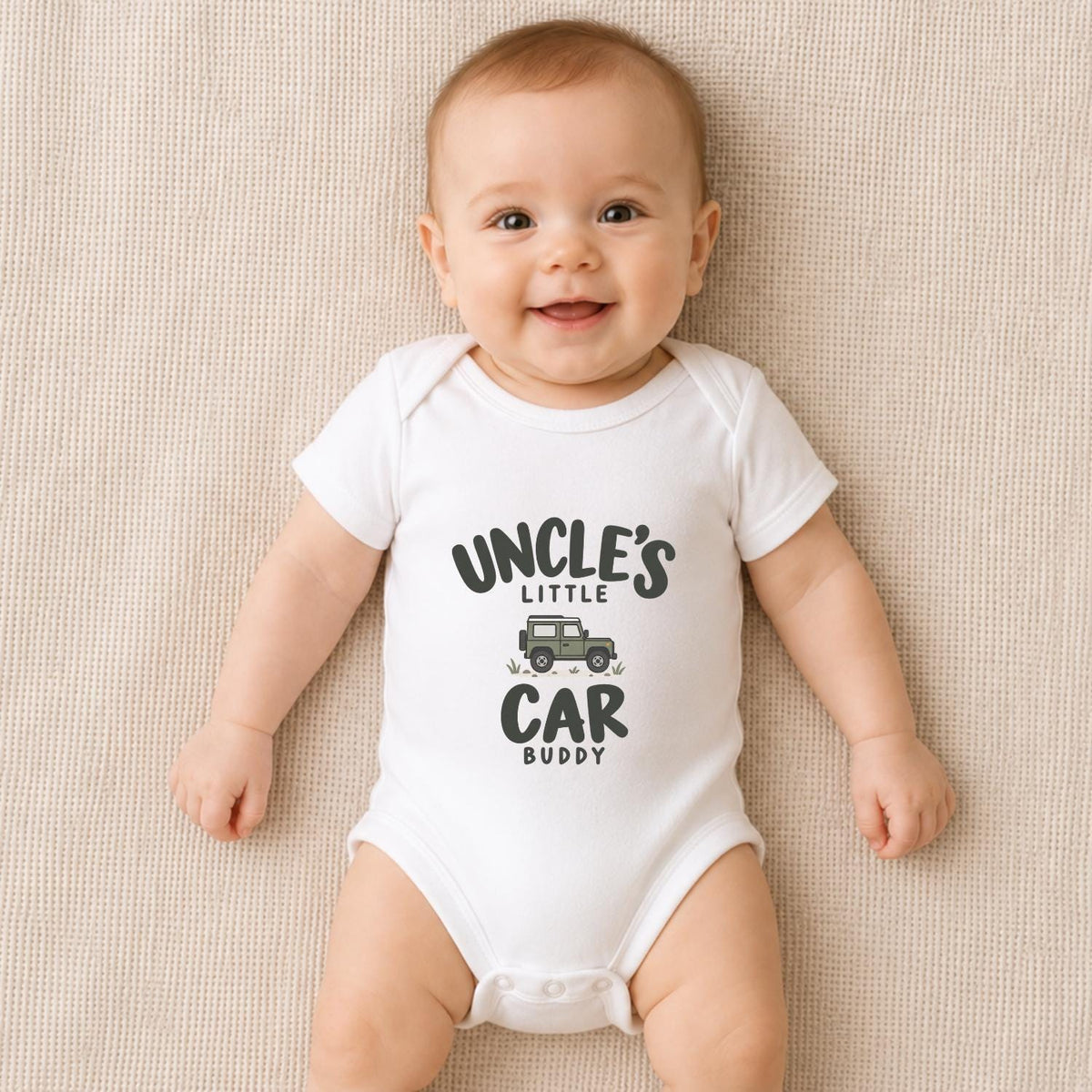Uncle’s Little Car Buddy Baby Vest