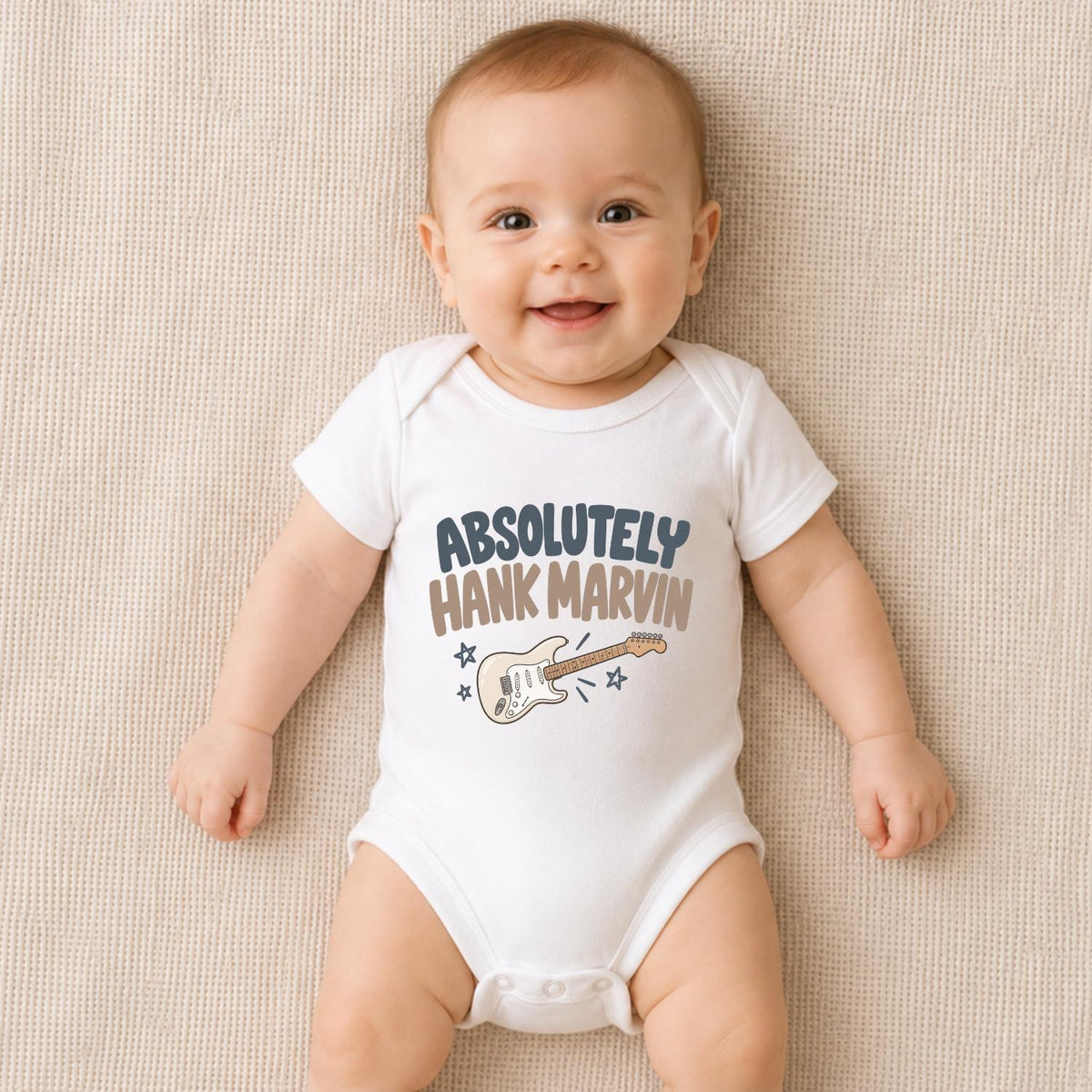 Absolutely Hank Marvin Baby Vest