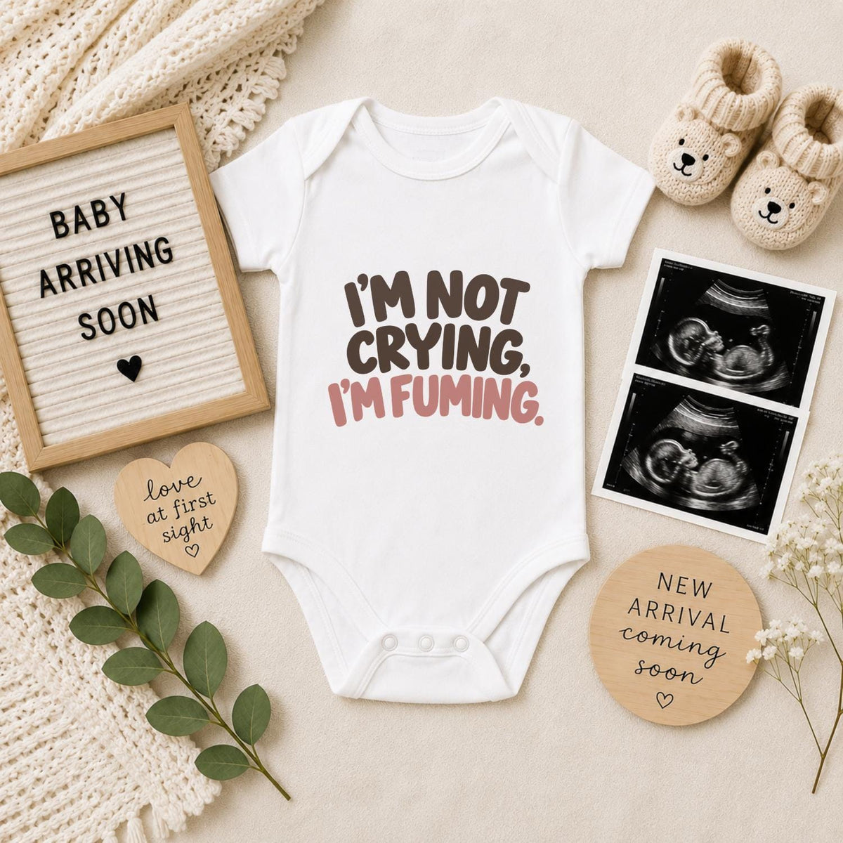 I’m Not Crying I’m Fuming Baby Vest