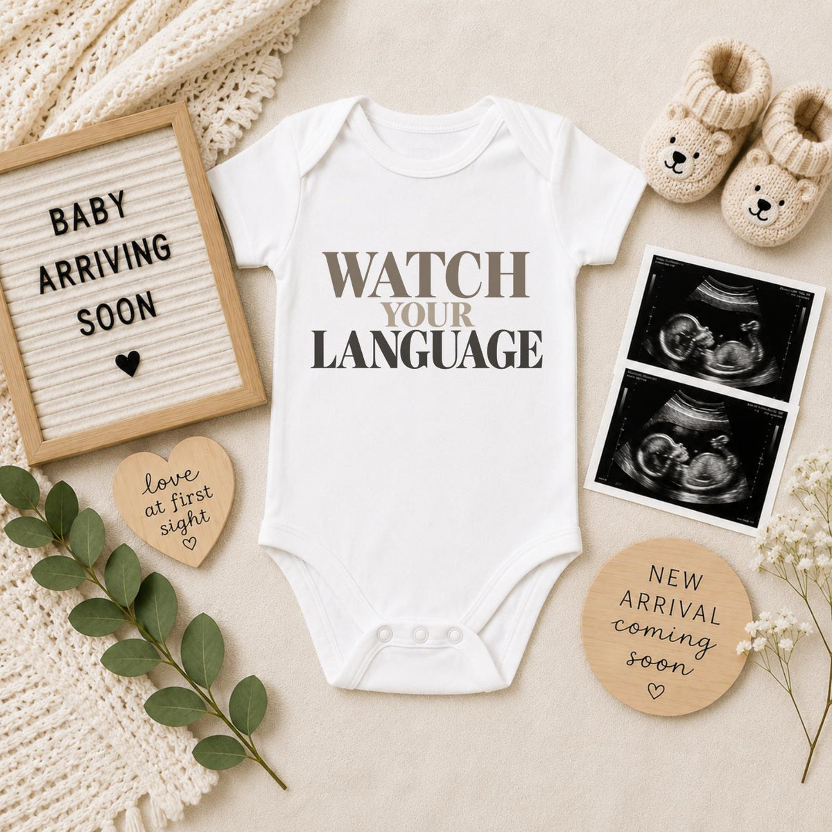 Watch Your Language Baby Vest