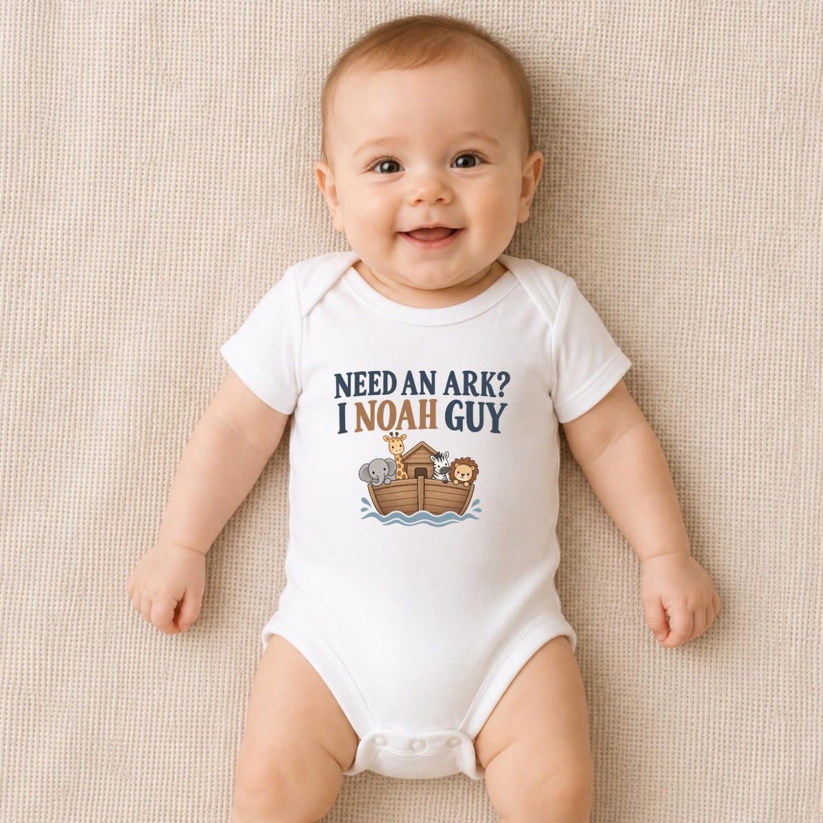Need an Ark? I Noah Guy Baby Vest