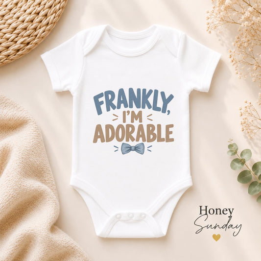 Frankly I’m Adorable Baby Vest