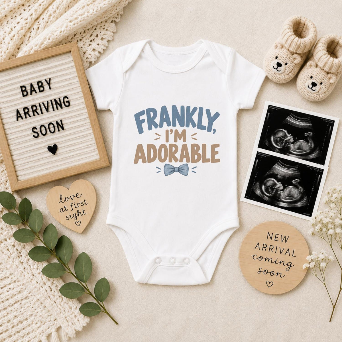 Frankly I’m Adorable Baby Vest
