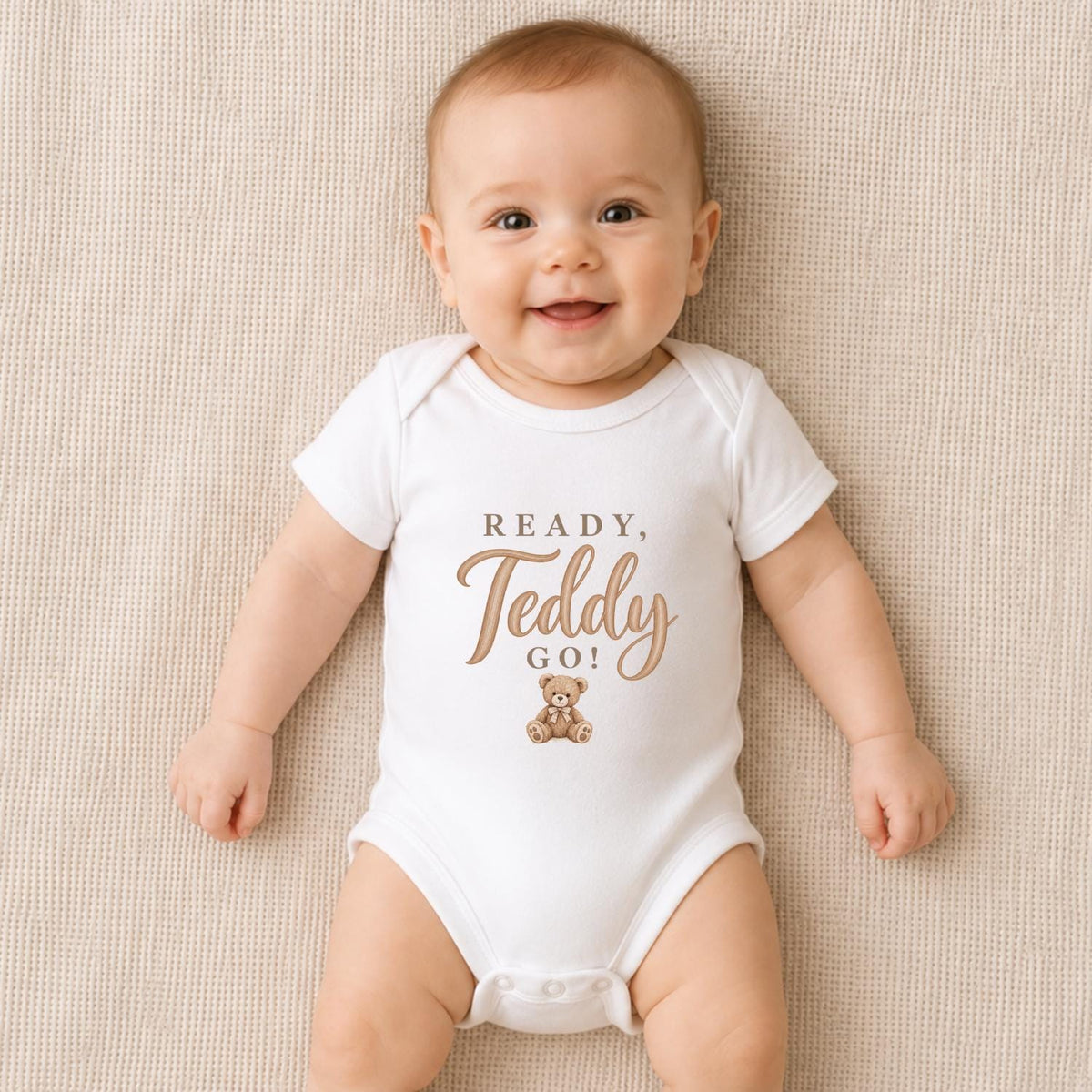 Ready Teddy Go Baby Vest
