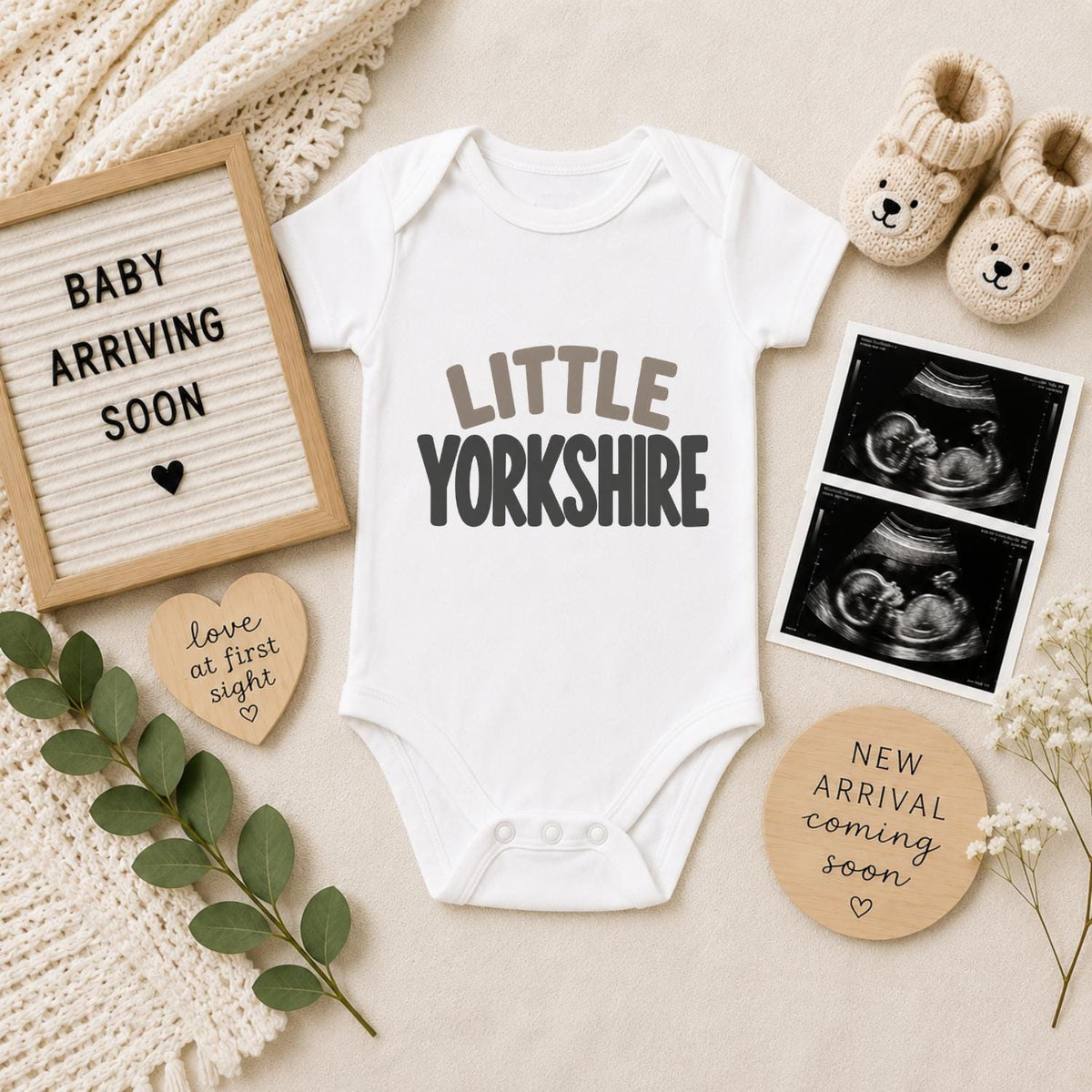 Little Yorkshire Baby Vest