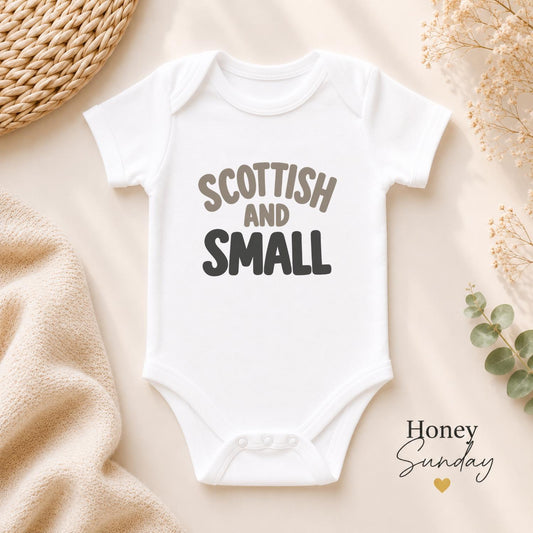 Scottish and Small Baby Vest