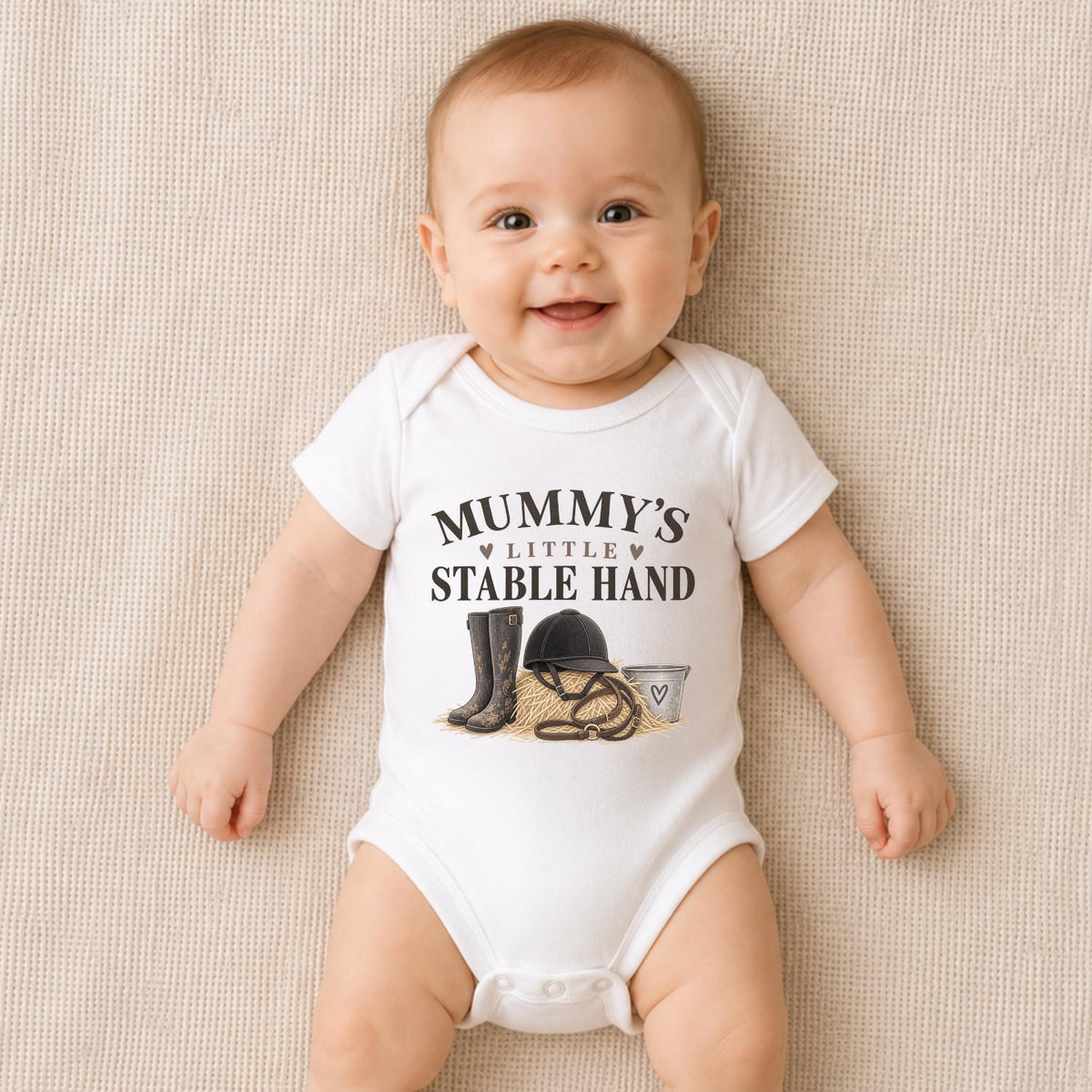 Mummy’s Little Stable Hand Baby Vest