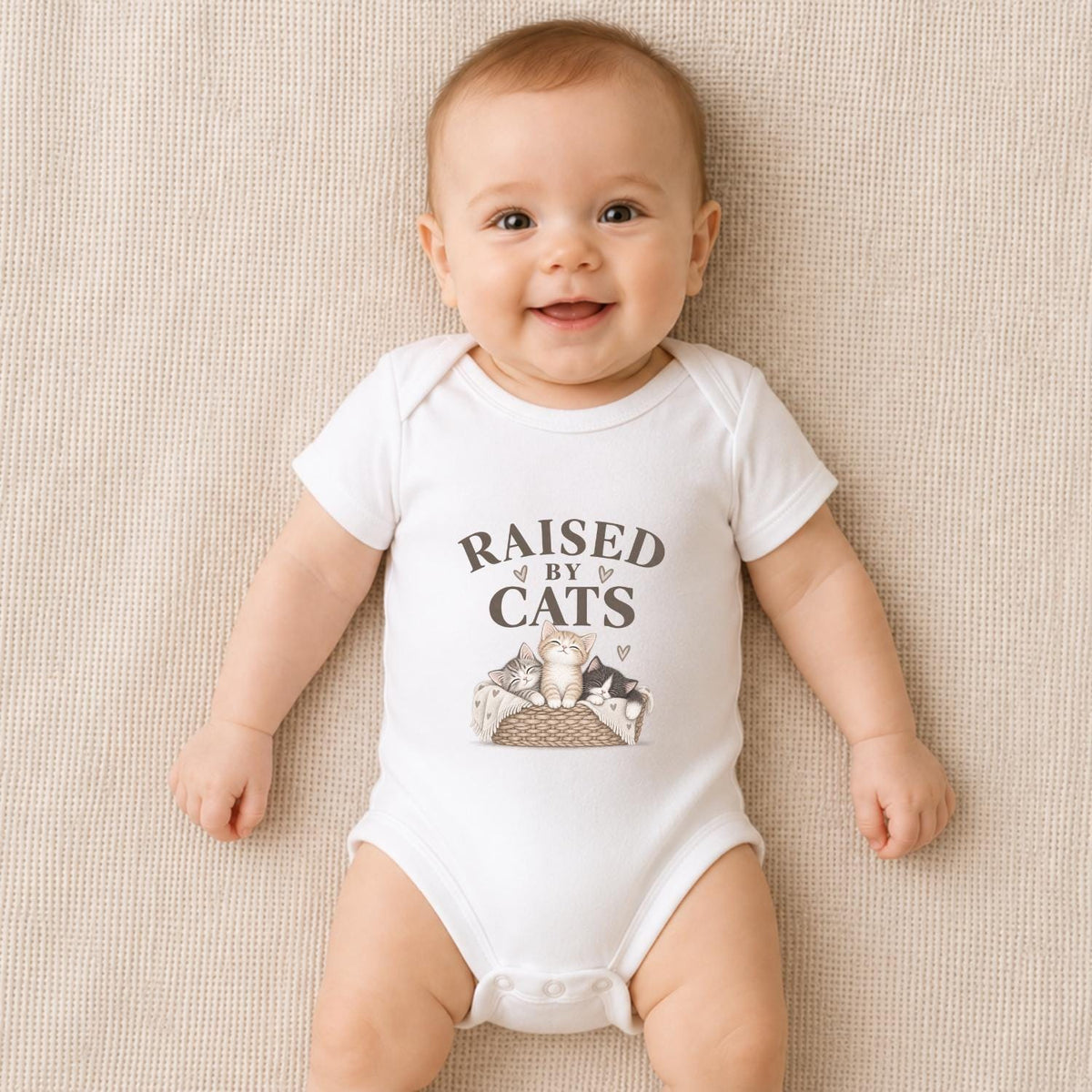Raised by Cats Baby Vest