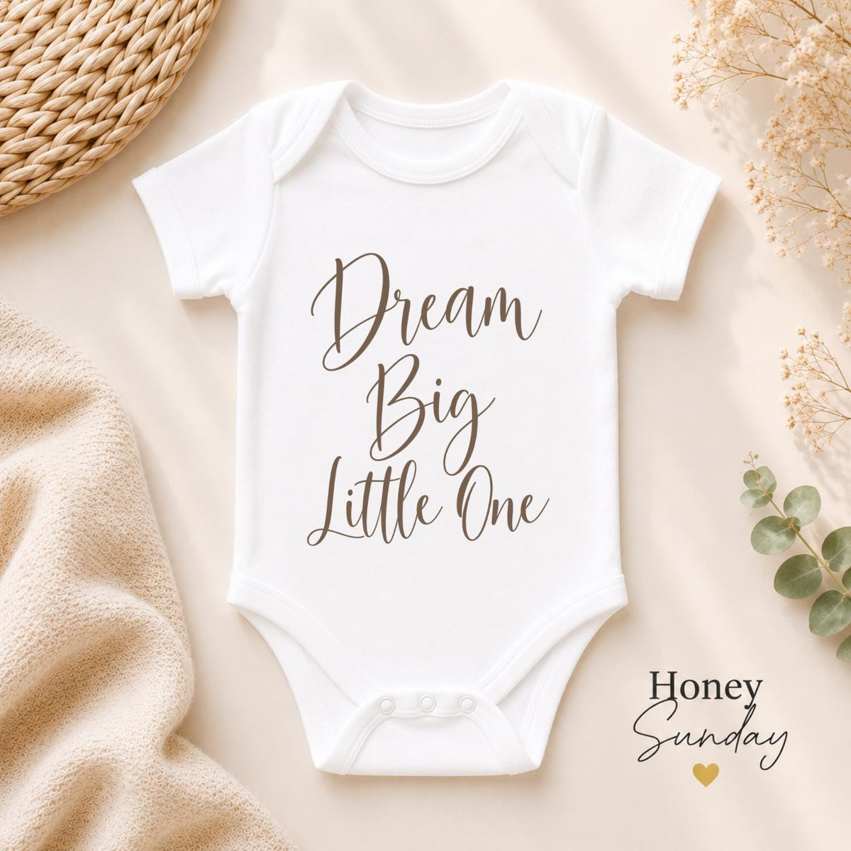 Dream Big Little One Baby Vest