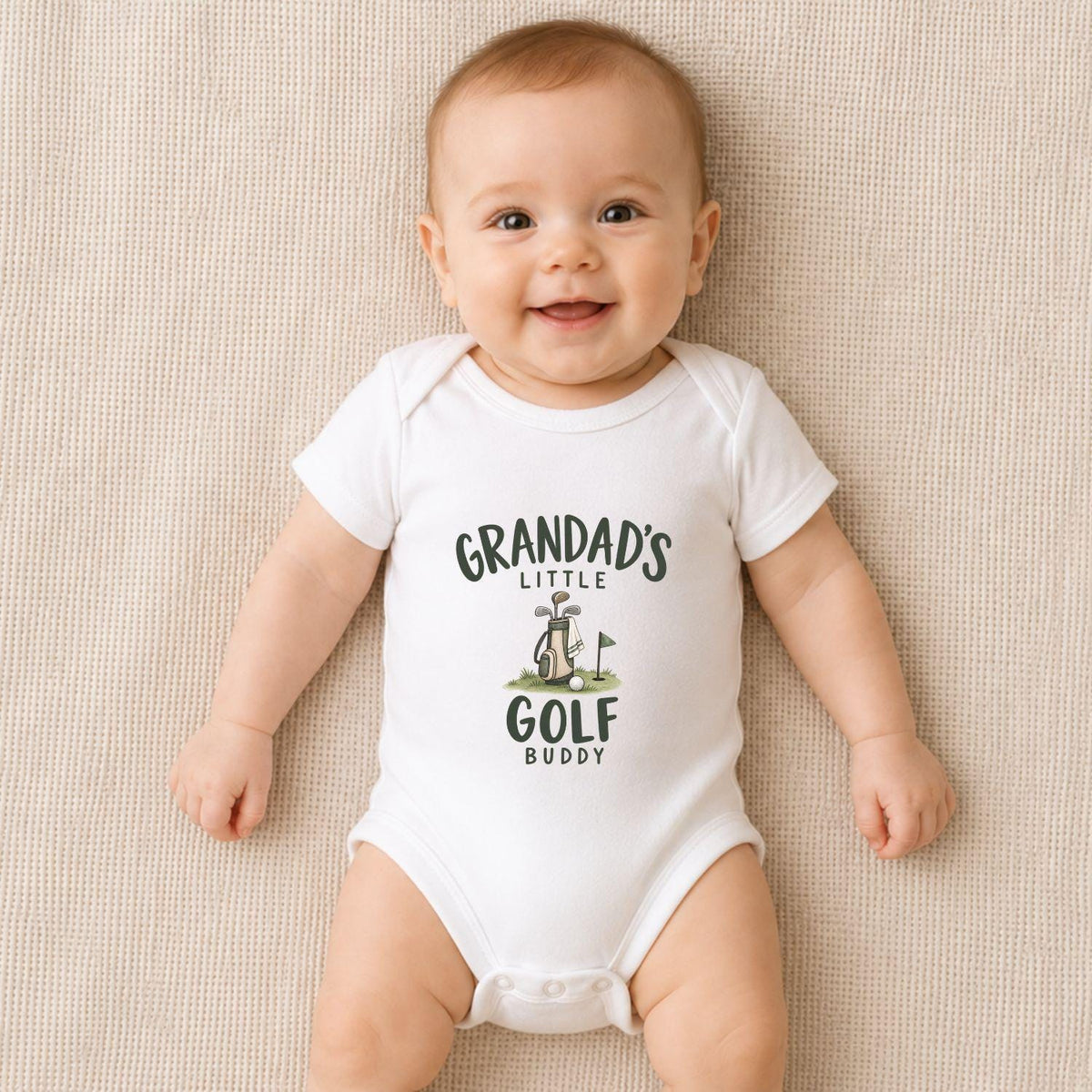 Grandad’s Little Golf Buddy Baby Vest