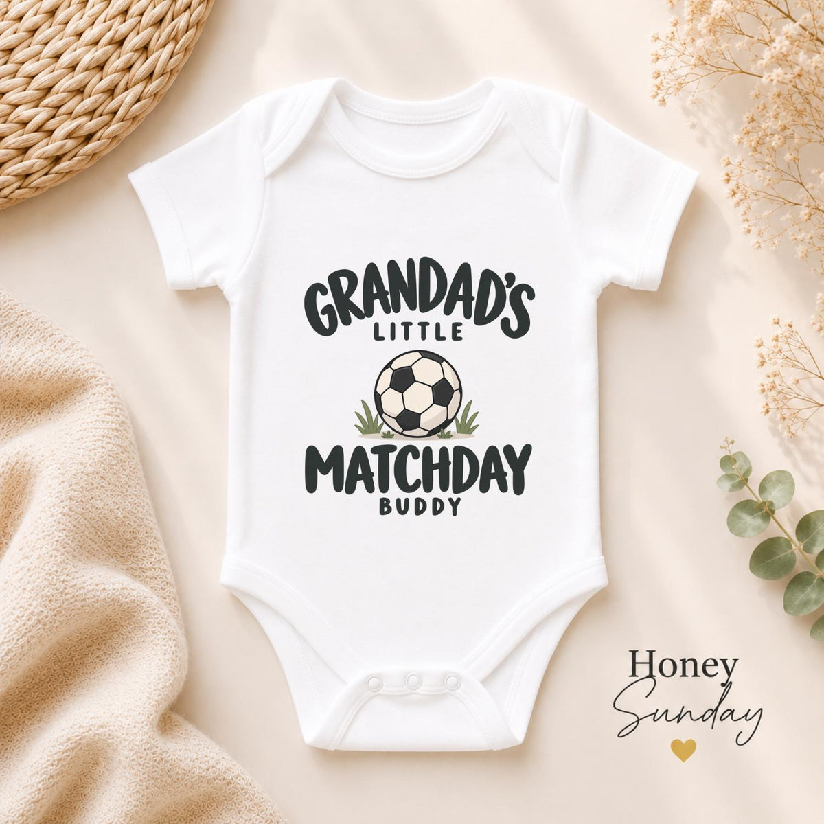 Grandad’s Little Matchday Buddy Baby Vest