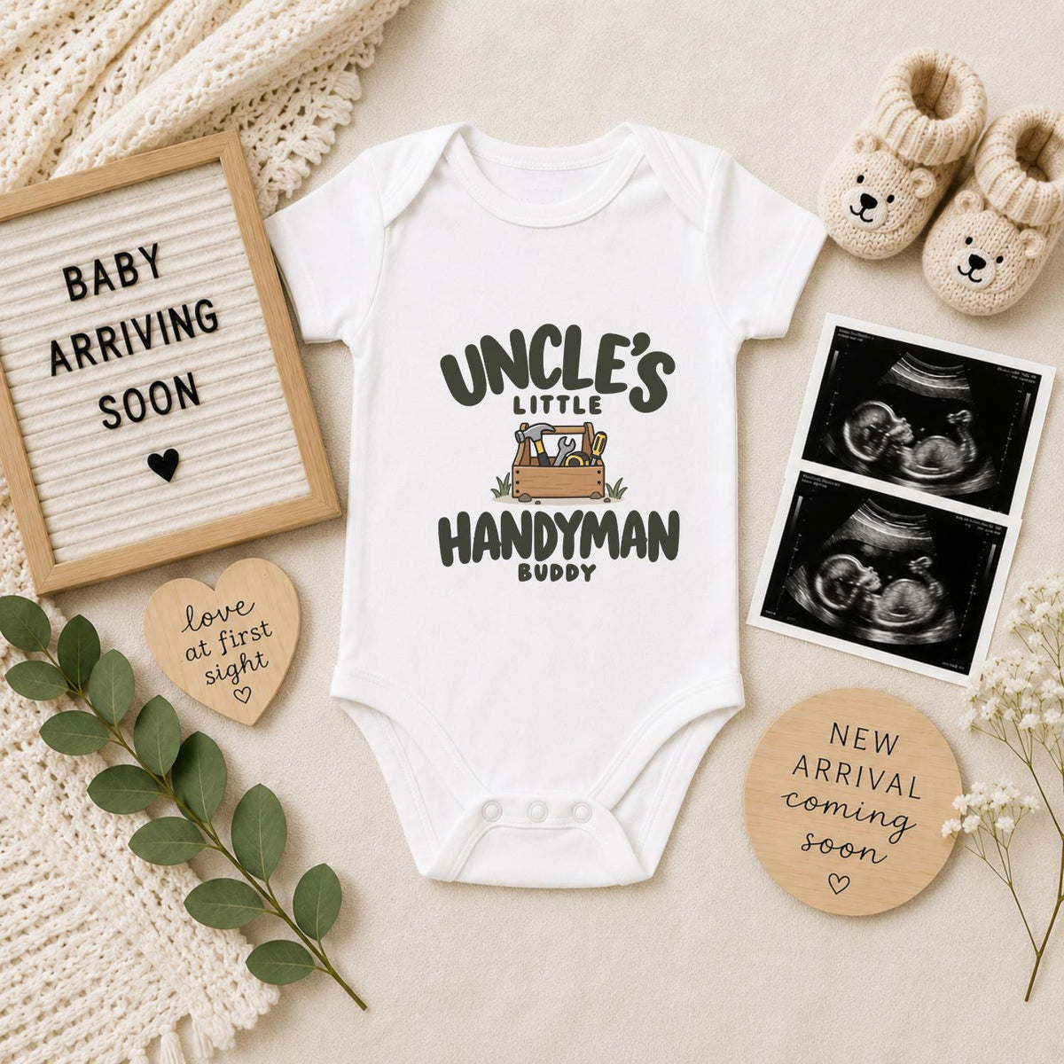 Uncle’s Little Handyman Buddy Baby Vest
