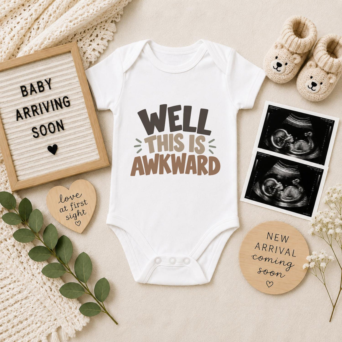 Well This Is Awkward Baby Vest
