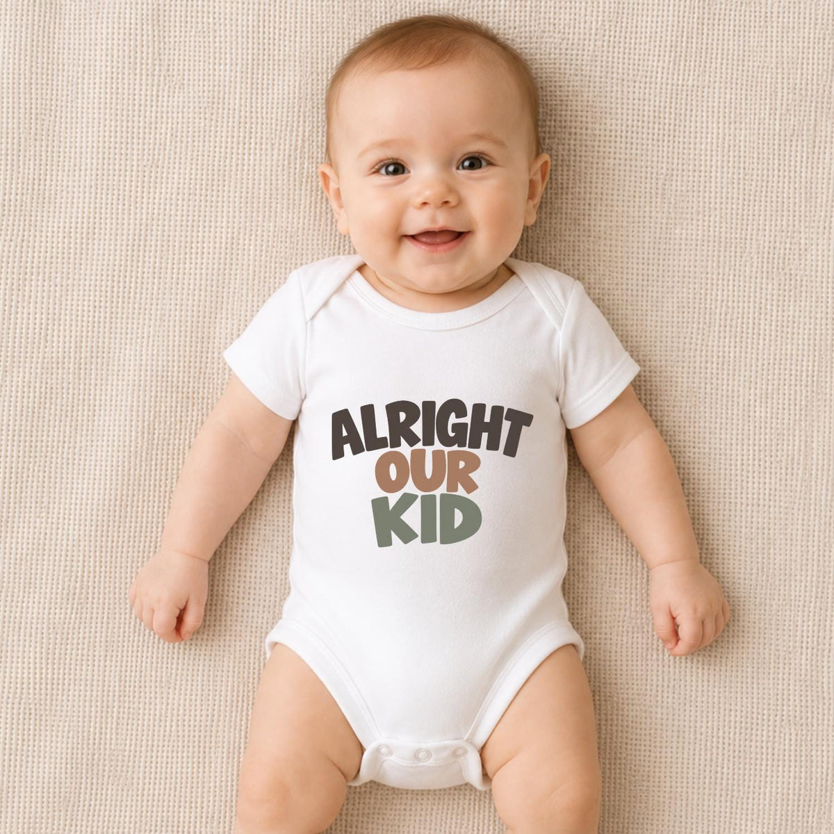 Alright Our Kid Baby Vest