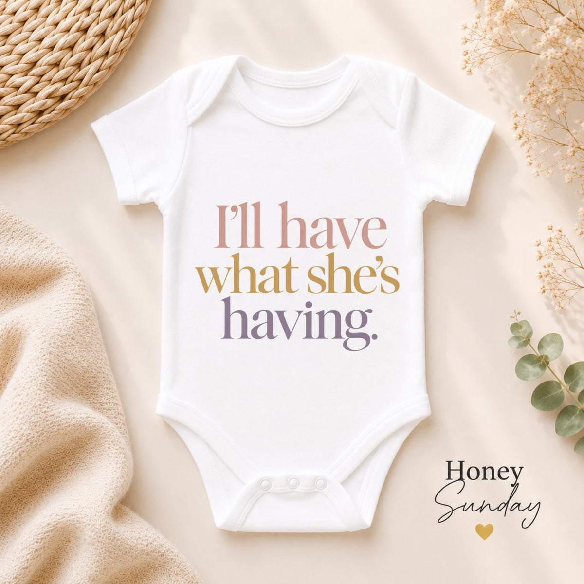 I’ll Have What She’s Having Baby Vest