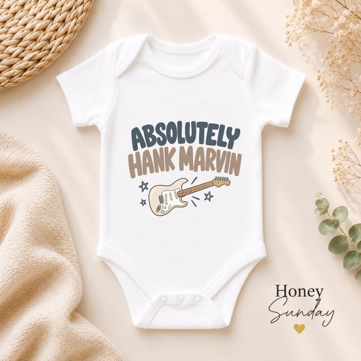 Absolutely Hank Marvin Baby Vest